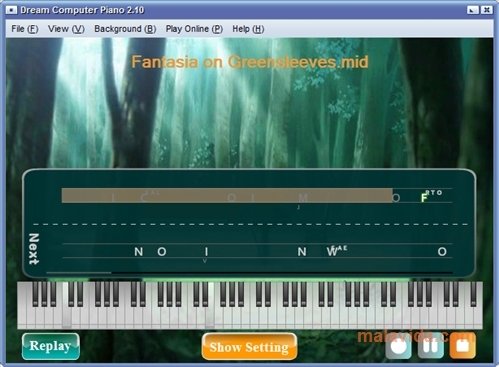 Dream Computer Piano 2.10 - Скачать На ПК Бесплатно