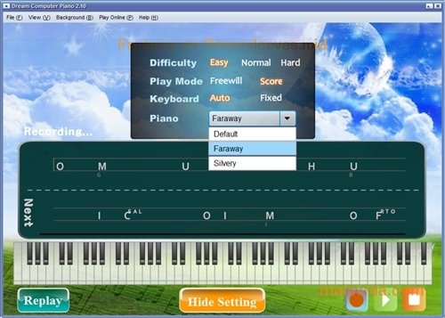 Dream Computer Piano 2.10 - Télécharger pour PC Gratuit