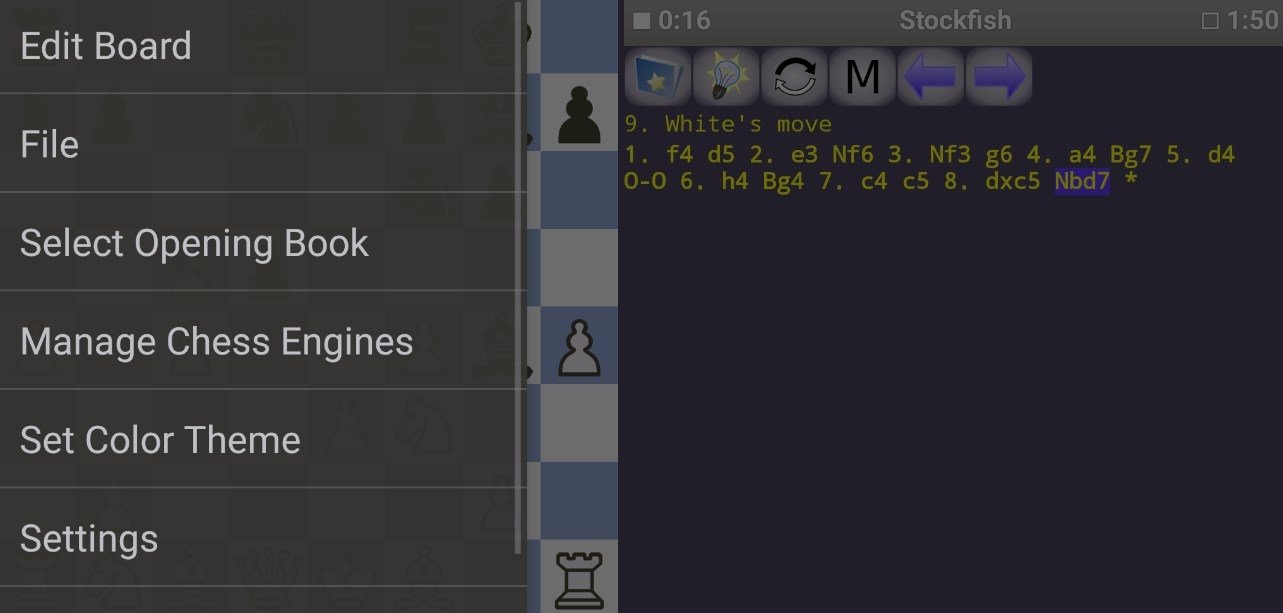 DroidFish - chess GUI for Android. New version 1.63