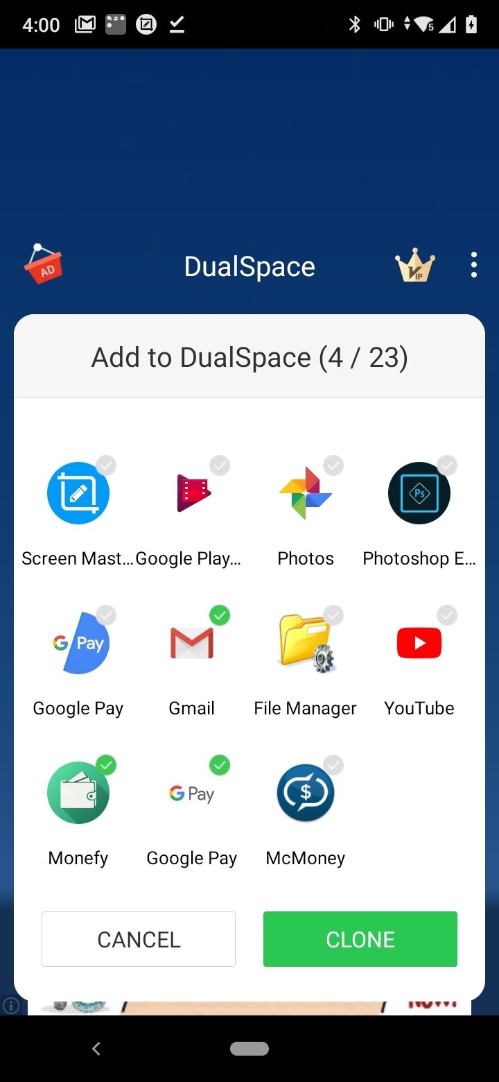 dual space lite app shortcut