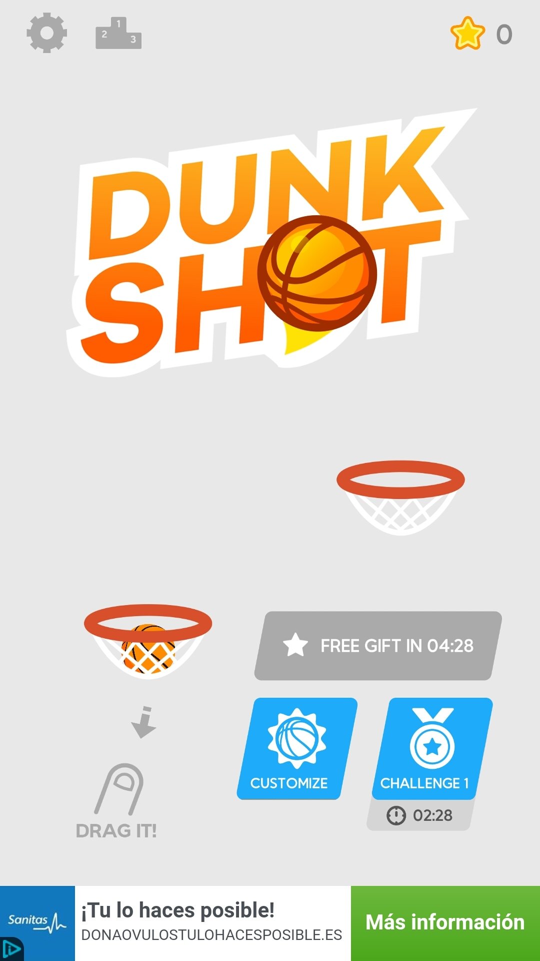 Dunk Shot Android