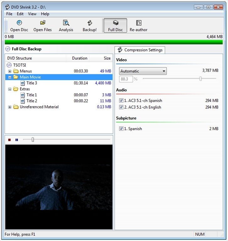 Descargar DVD Shrink 3.2 para PC