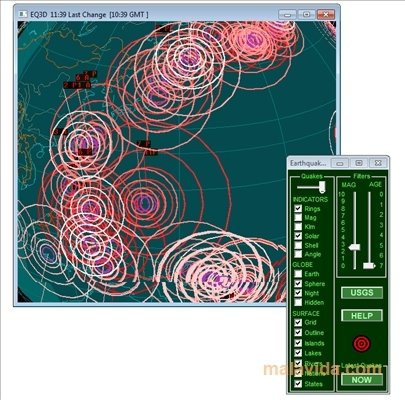 usgs 3d earthquake globe