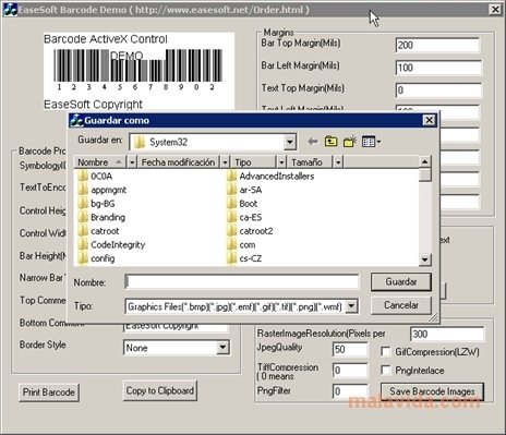 Easesoft Barcode Activex Control 3050 Télécharger Pour