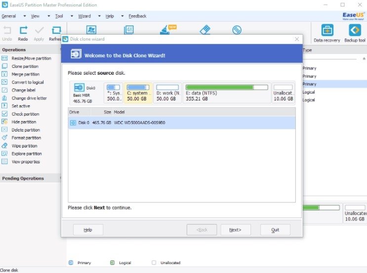 easeus partition master 14.5