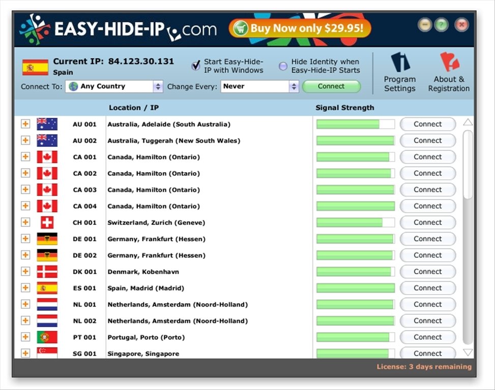 Easy Hide IP 4.7 - Скачать На ПК Бесплатно