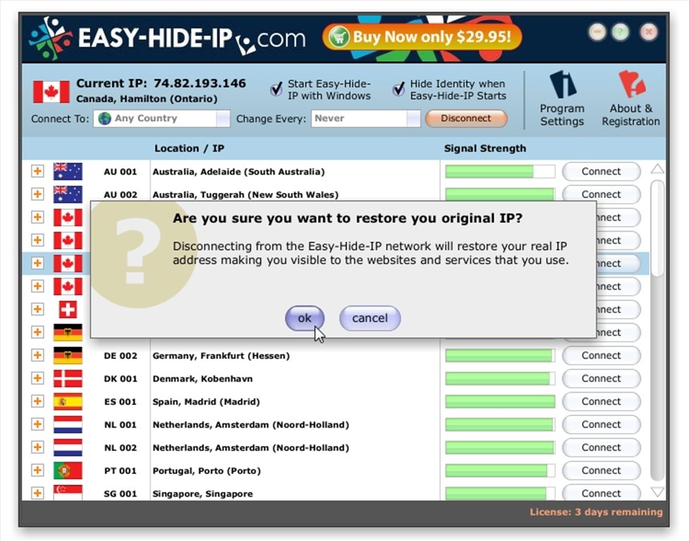 software to hide my ip address free download