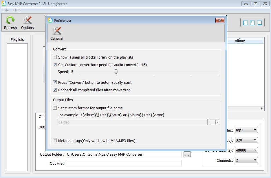 easy m4p converter serial