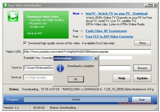 Video Downloader for PC Windows 7 Free Download Full Version