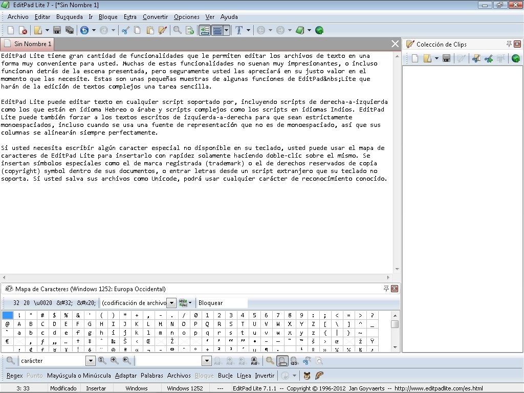 EditPad Lite - Free Text Editor for Windows