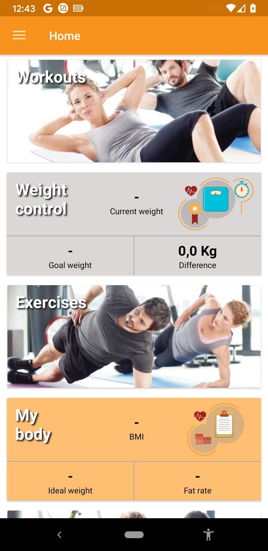 Home Workouts Android