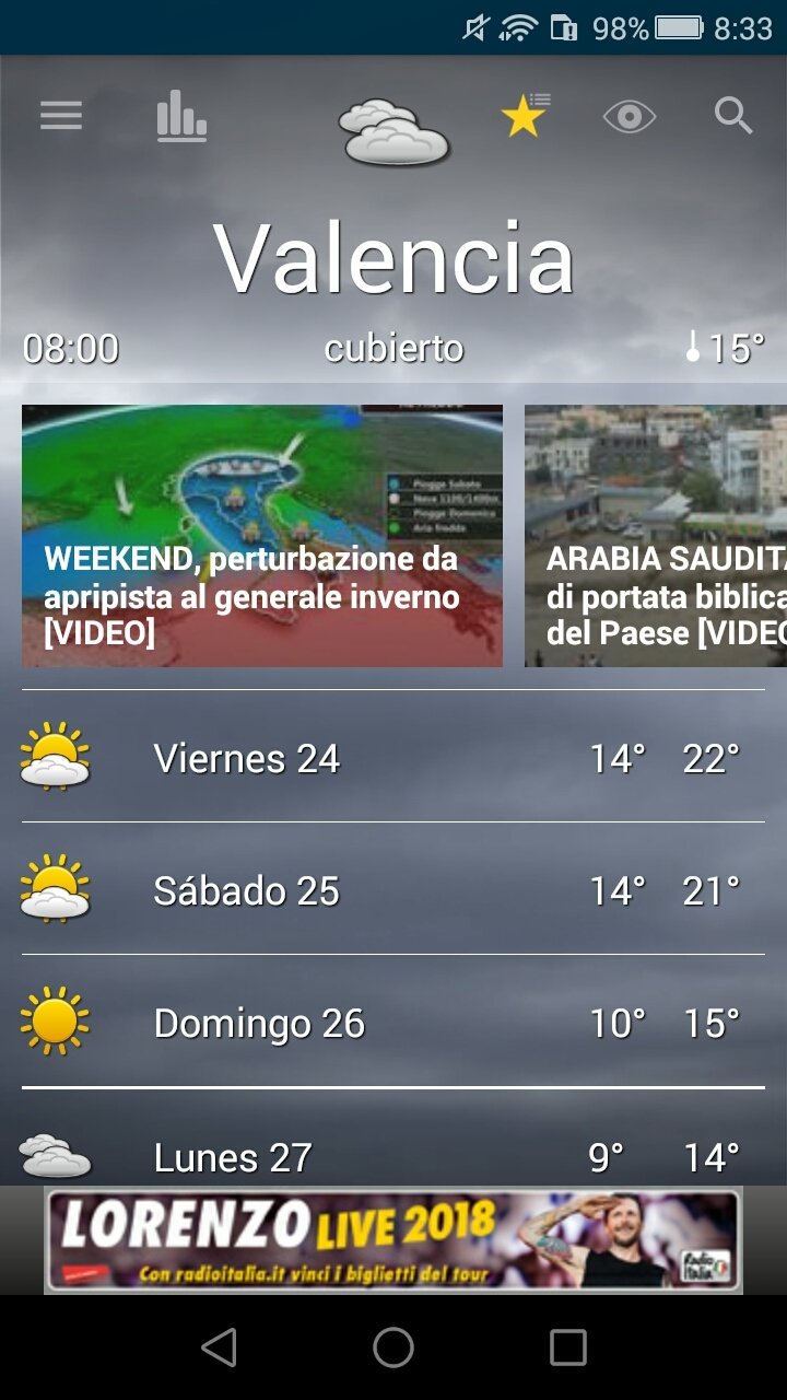 Download the Weather Android latest Version