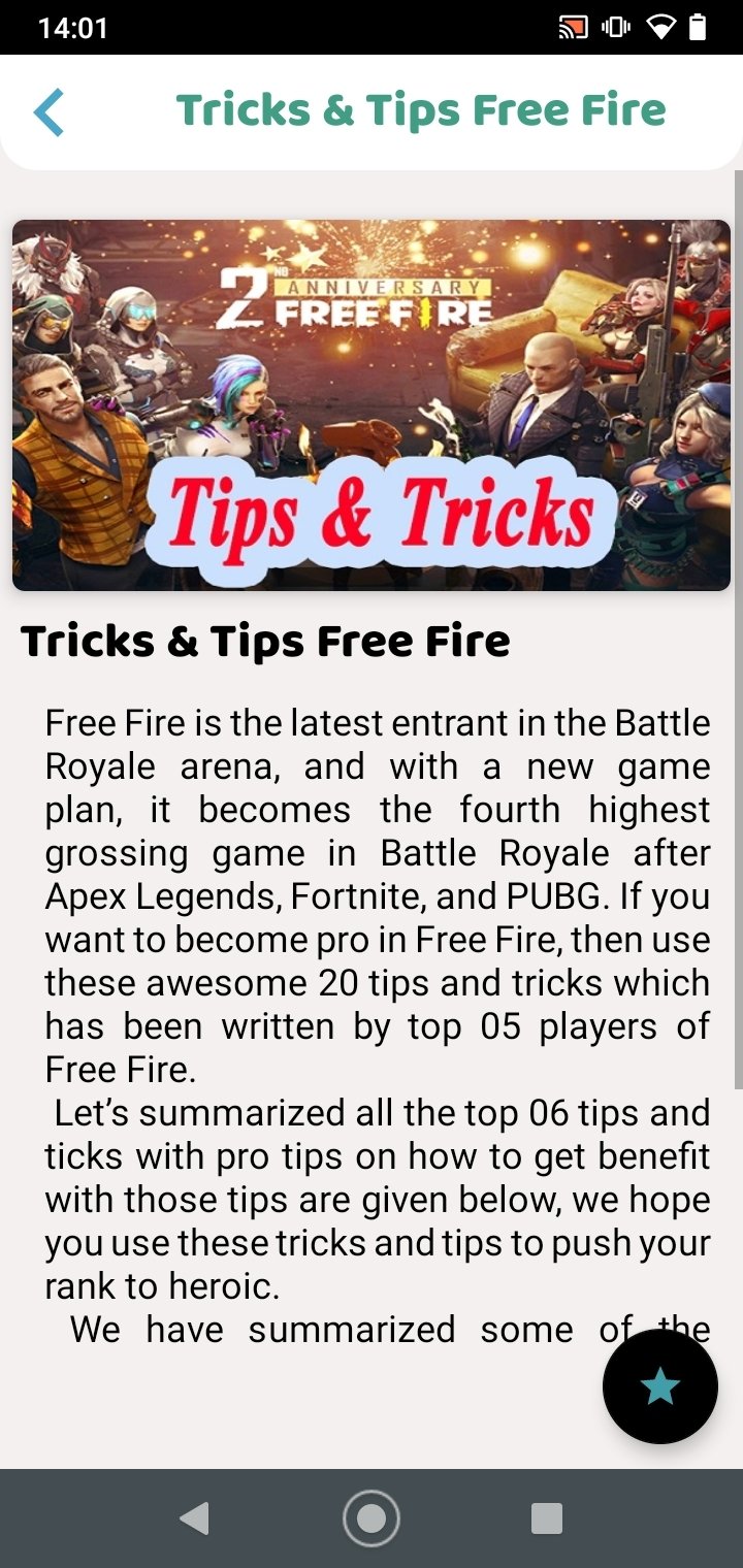 Guide For Free-Fire 2019 : skills and diamants .. APK for Android Download