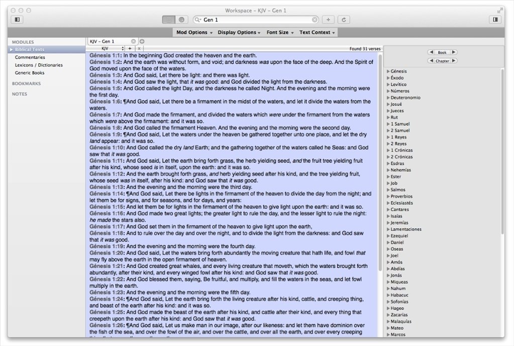 bible commentary software for mac