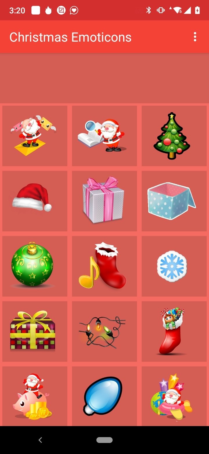 Christmas Emoticons Android 