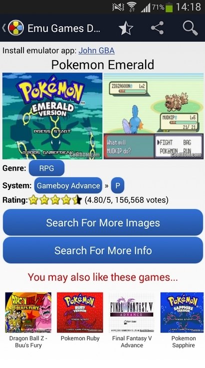 GBA Emulator Pro And Download File Game Database APK for Android Download