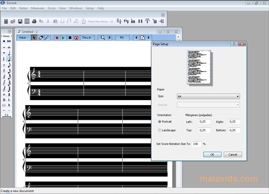 encore notation software