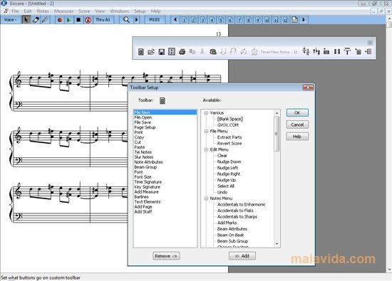 encore music software