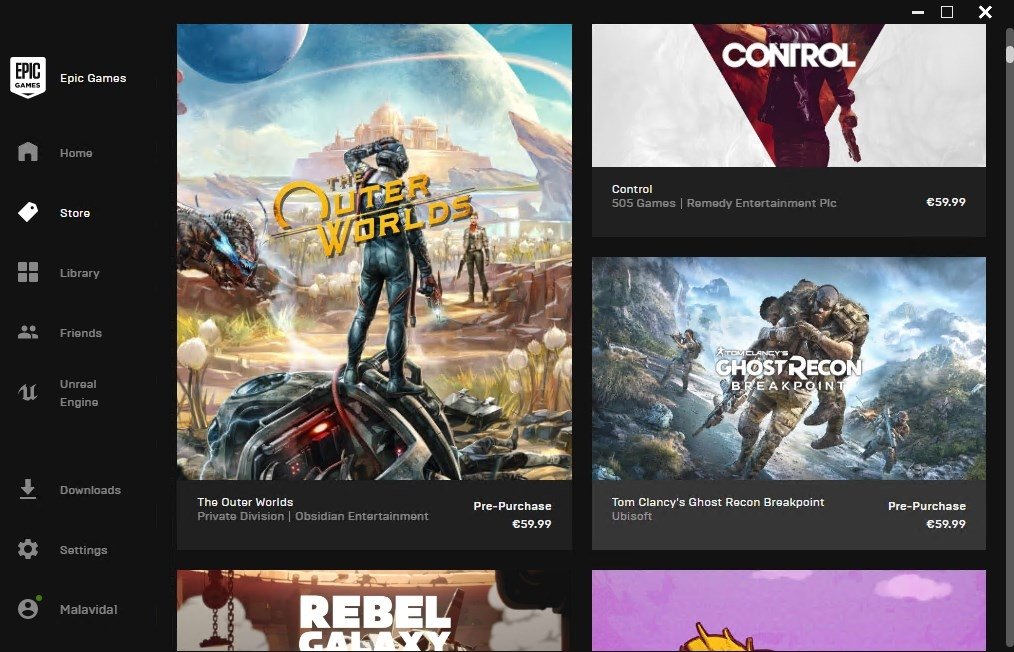 Como baixar jogos para PC - Epic Games Store