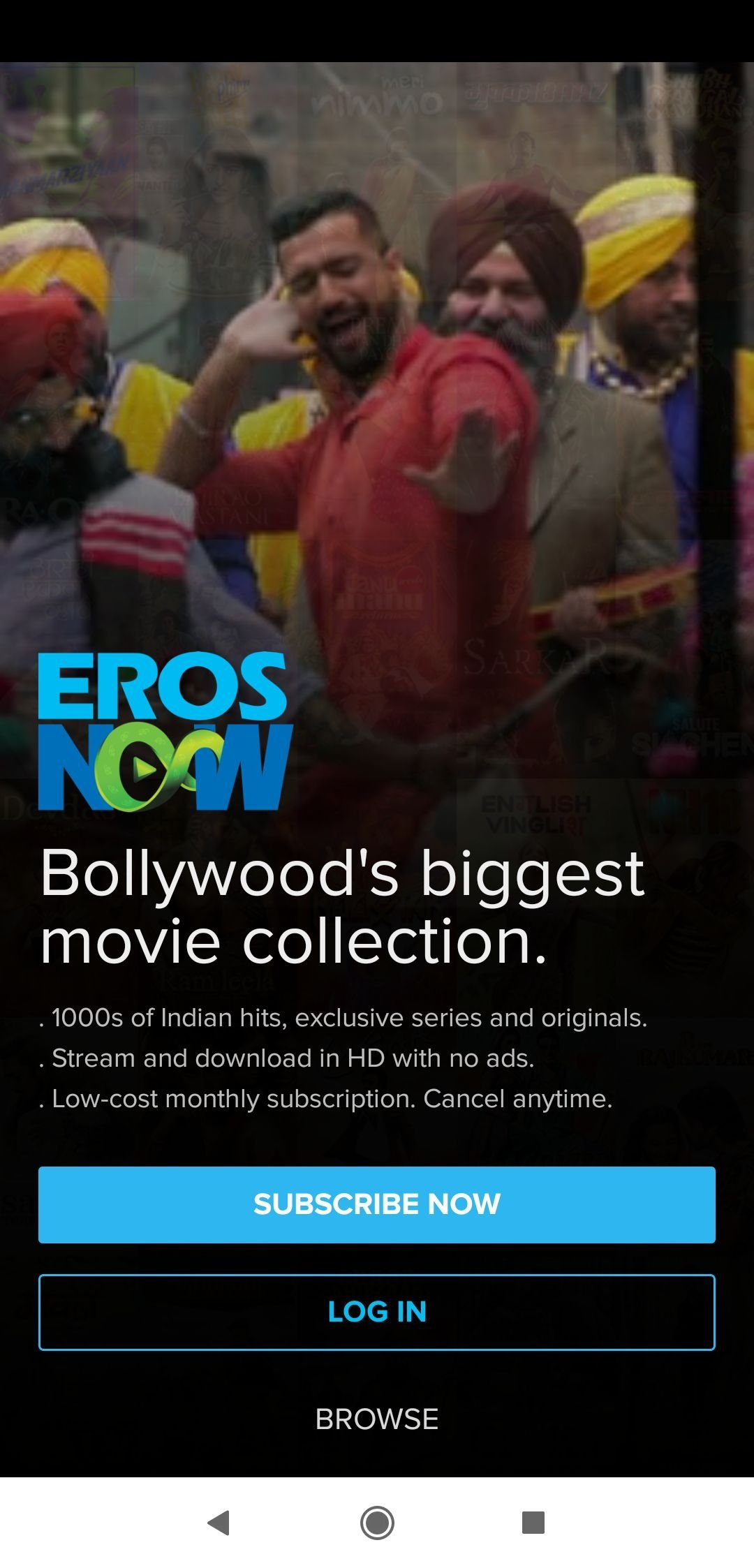 Eros Now Android 