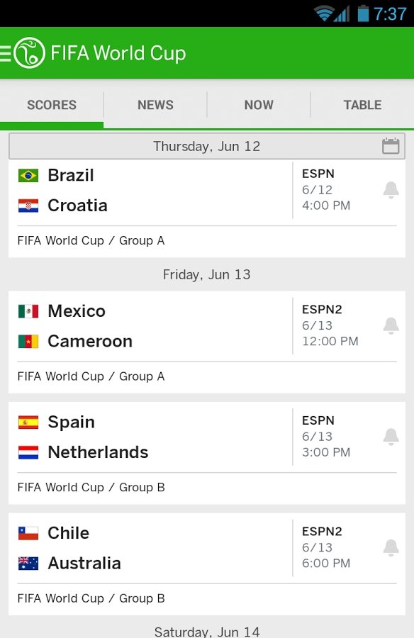 ESPN FC Soccer & World Cup Android