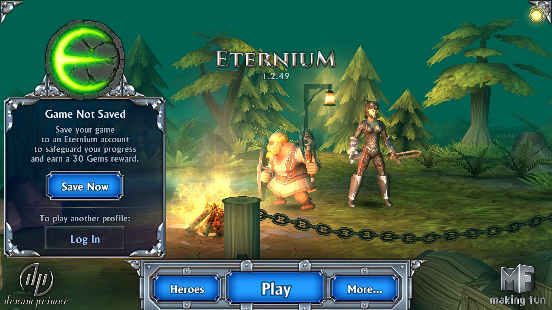 eternium warrior defeating elban