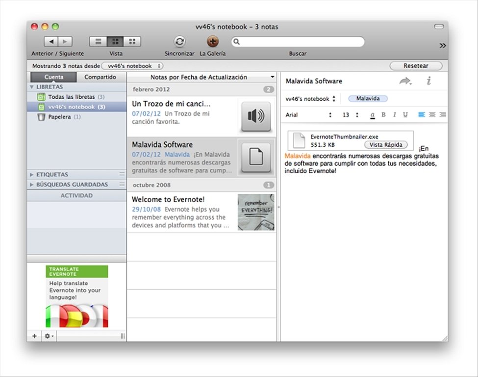 evernote mac app store