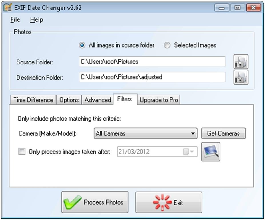 exif date changer pro