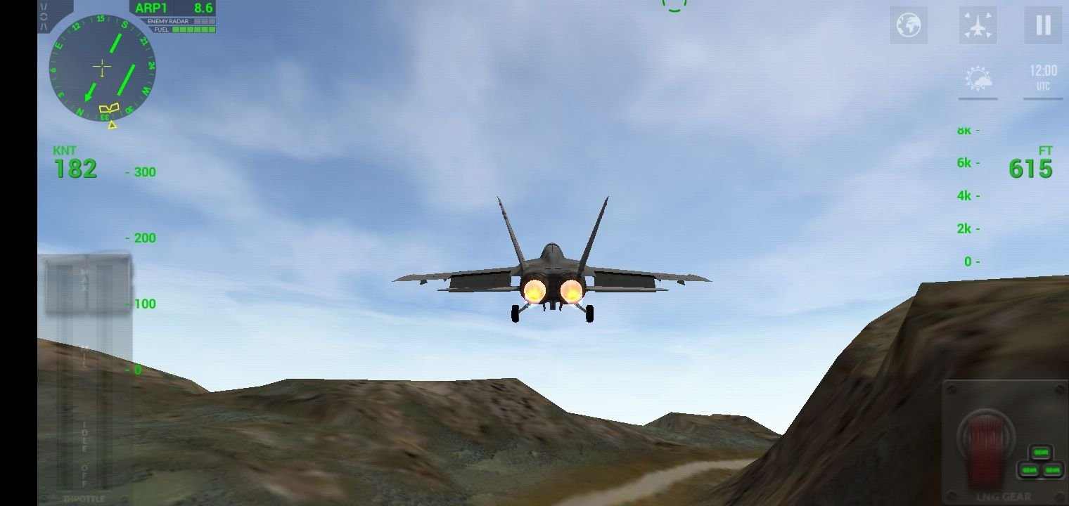 f18 carrier landing free flight