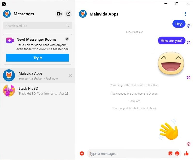 Téléchargement en cours Microsoft Messenger pour Mac