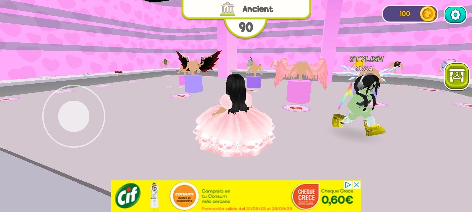 Roblox - SÓ PODE USAR ROSA NO FASHION FAMOUS 