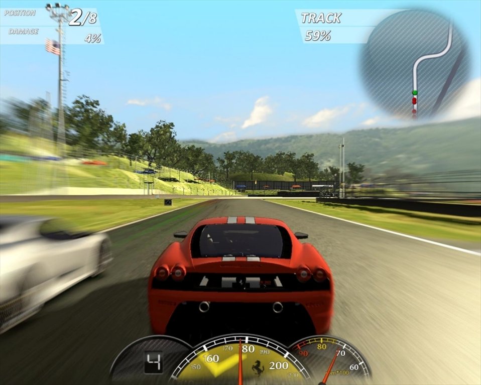 Ferrari Virtual Race Video - Free PC Car Racing Game 