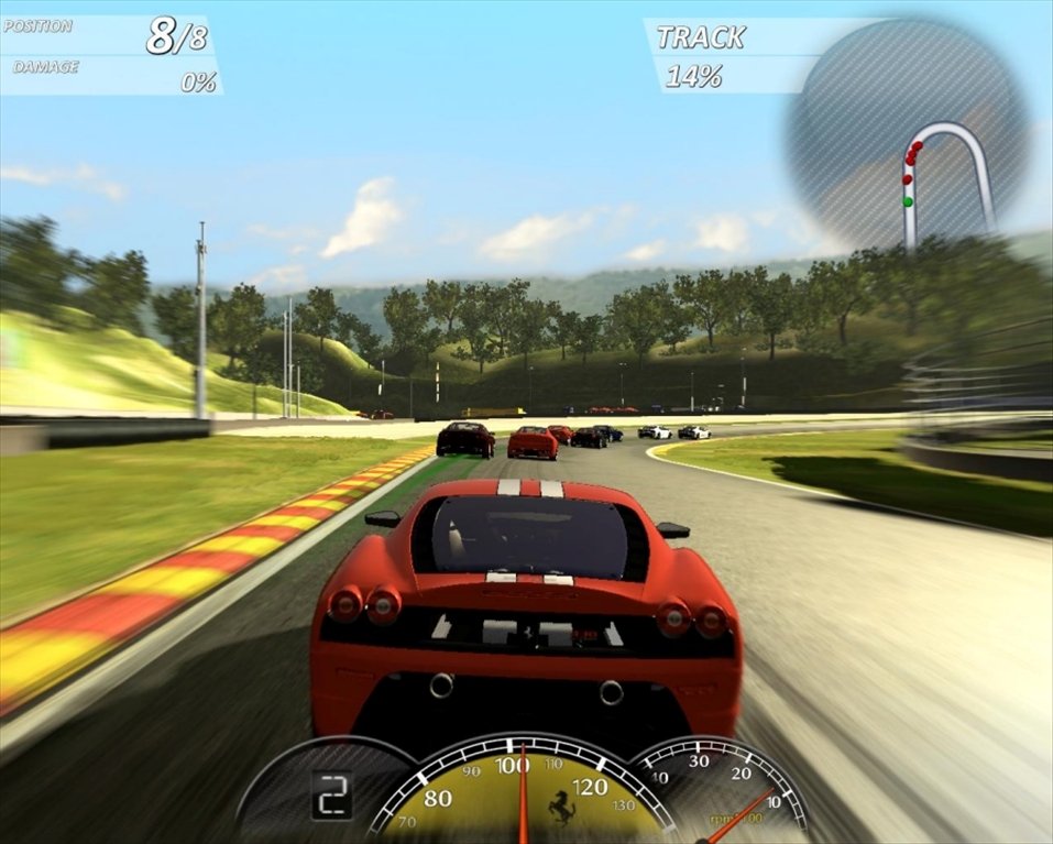 Ferrari Virtual Race Video - Free PC Car Racing Game 