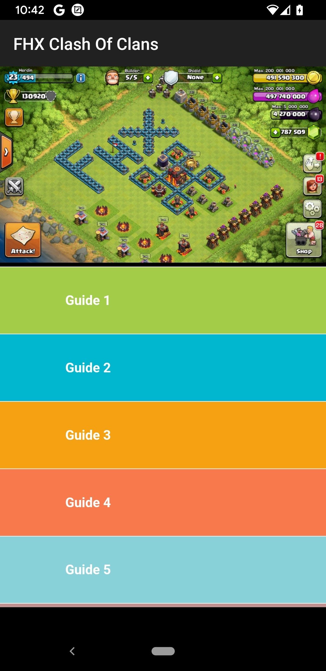 FHX Clash Of Clans 2.4 - Скачать Для Android APK Бесплатно