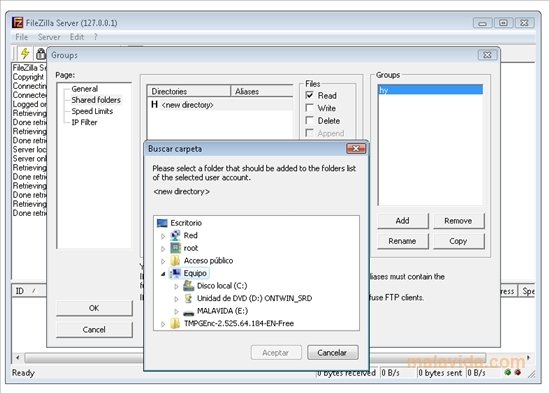 FileZilla Server 1.2.0 - Download for PC Free