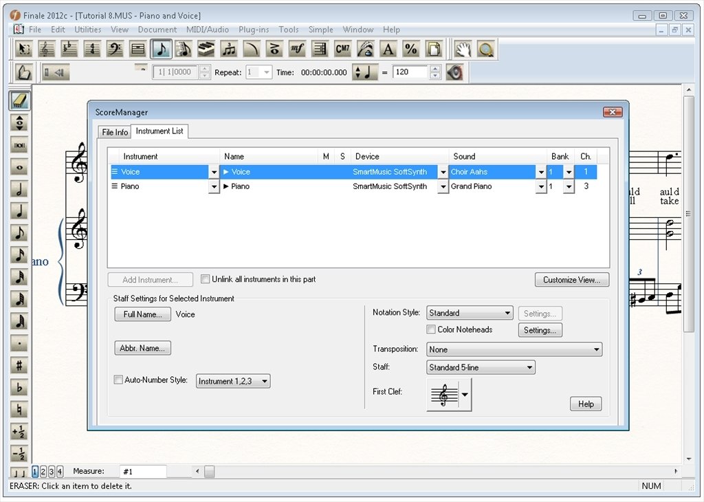 finale 2014 music notation software