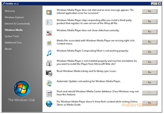 fixwin para windows 7