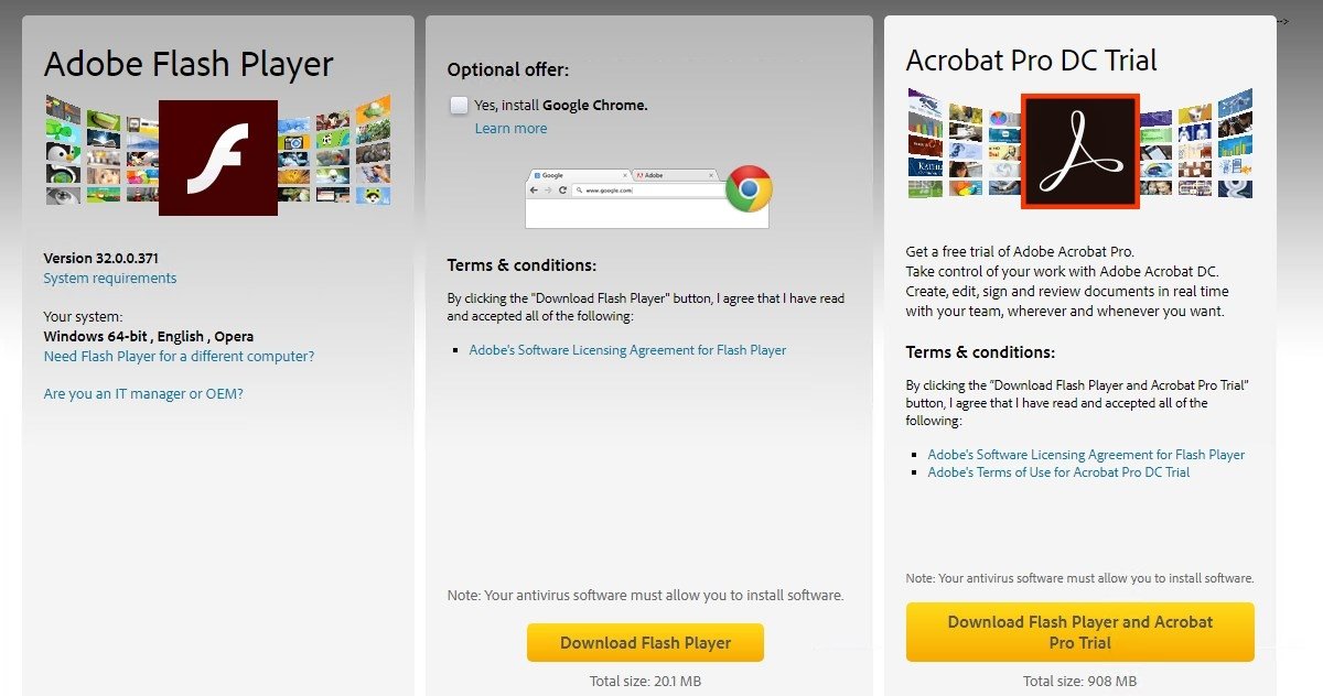 Adobe flash player download free windows 7 google chrome adobe acrobat reader standard free download for windows 10
