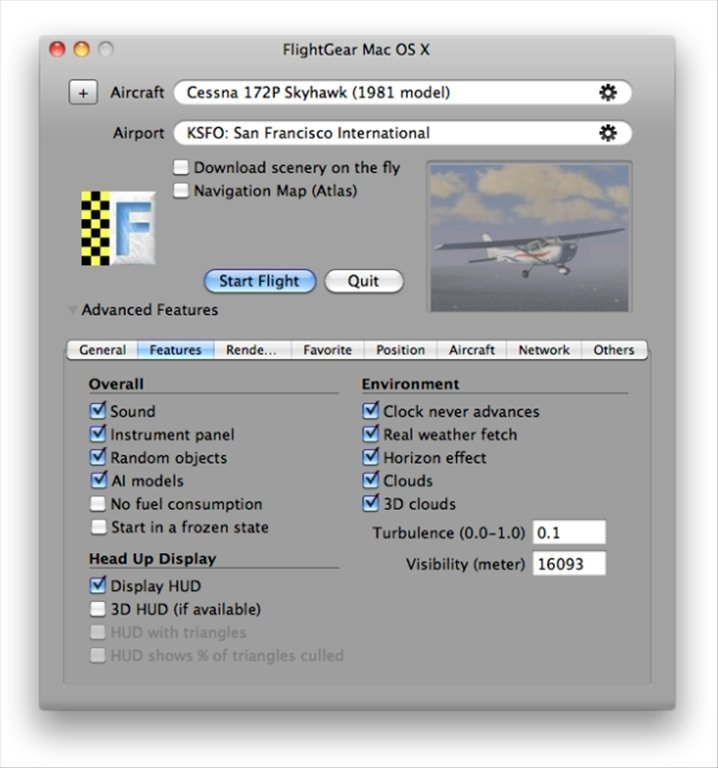 FlightGear para Mac - Download