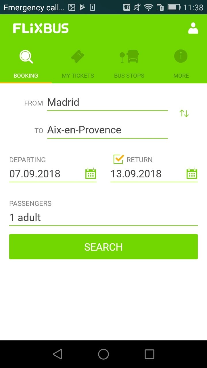 FlixBus Android 