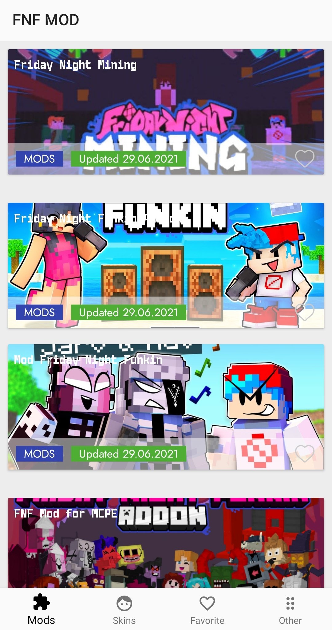 FNF Mod for Minecraft PE APK Download for Android Free