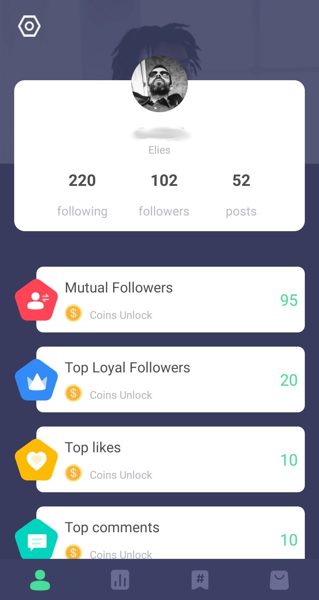 Followers Up Stats for Android