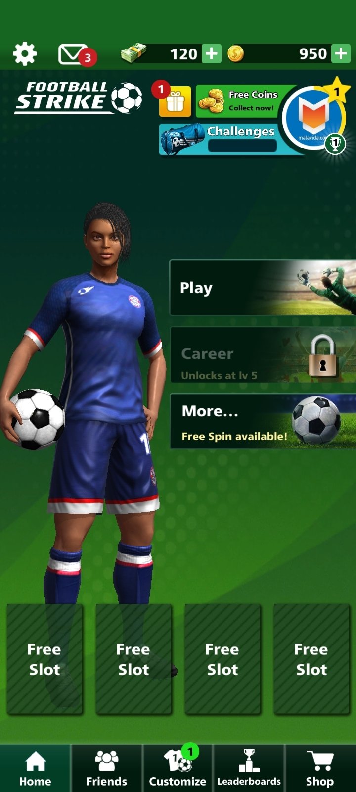 Football Strike: Online Soccer em Jogos na Internet