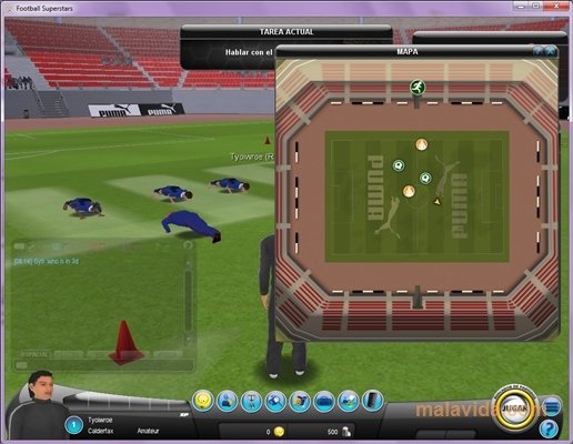 Jogando Football Superstars - Jogo de Futebol Online Grátis 