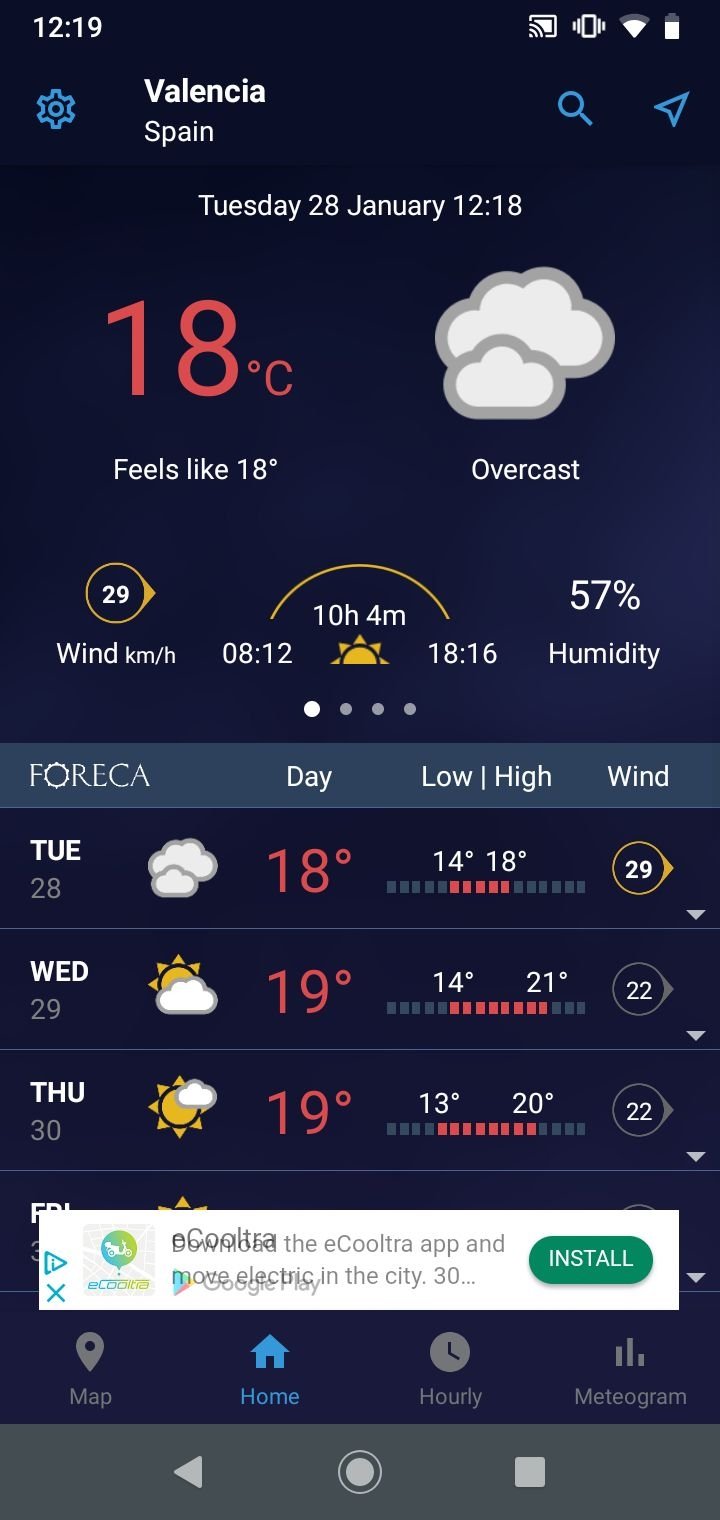 Foreca Weather Android