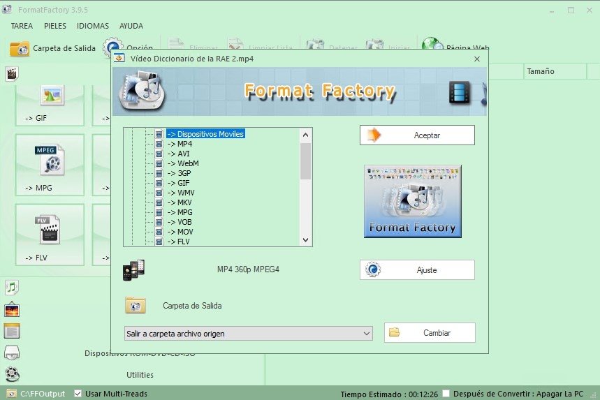 format factory 32 bits windows 10