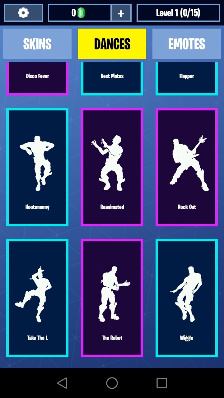 Fortnite Dances & Emotes & Skins 9.2 - Скачать для Android APK бесплатно