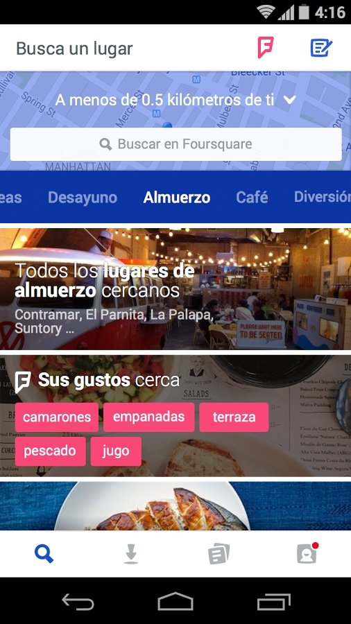 Foursquare Android 