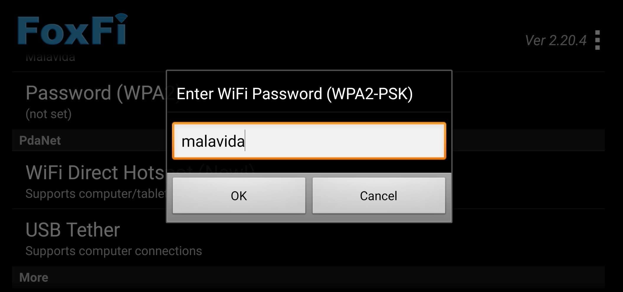 pdanet foxfi key apk