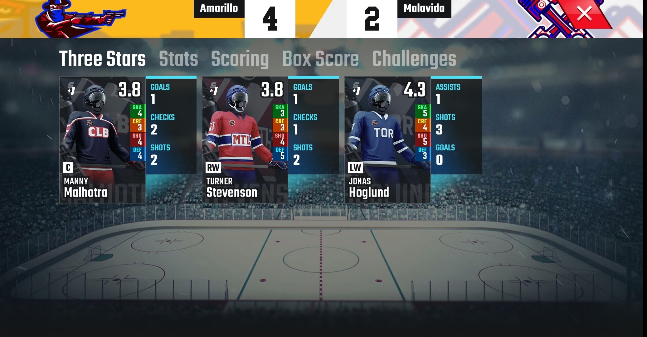 Franchise Hockey Android